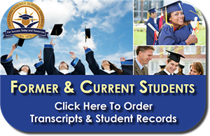 Students throwing graduation caps in the air.